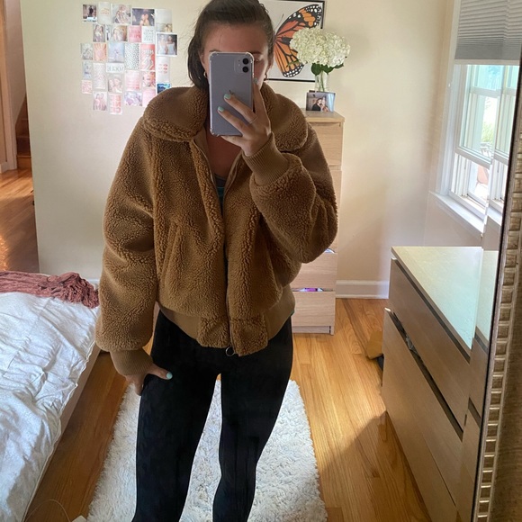 aera apparel teddy jacket